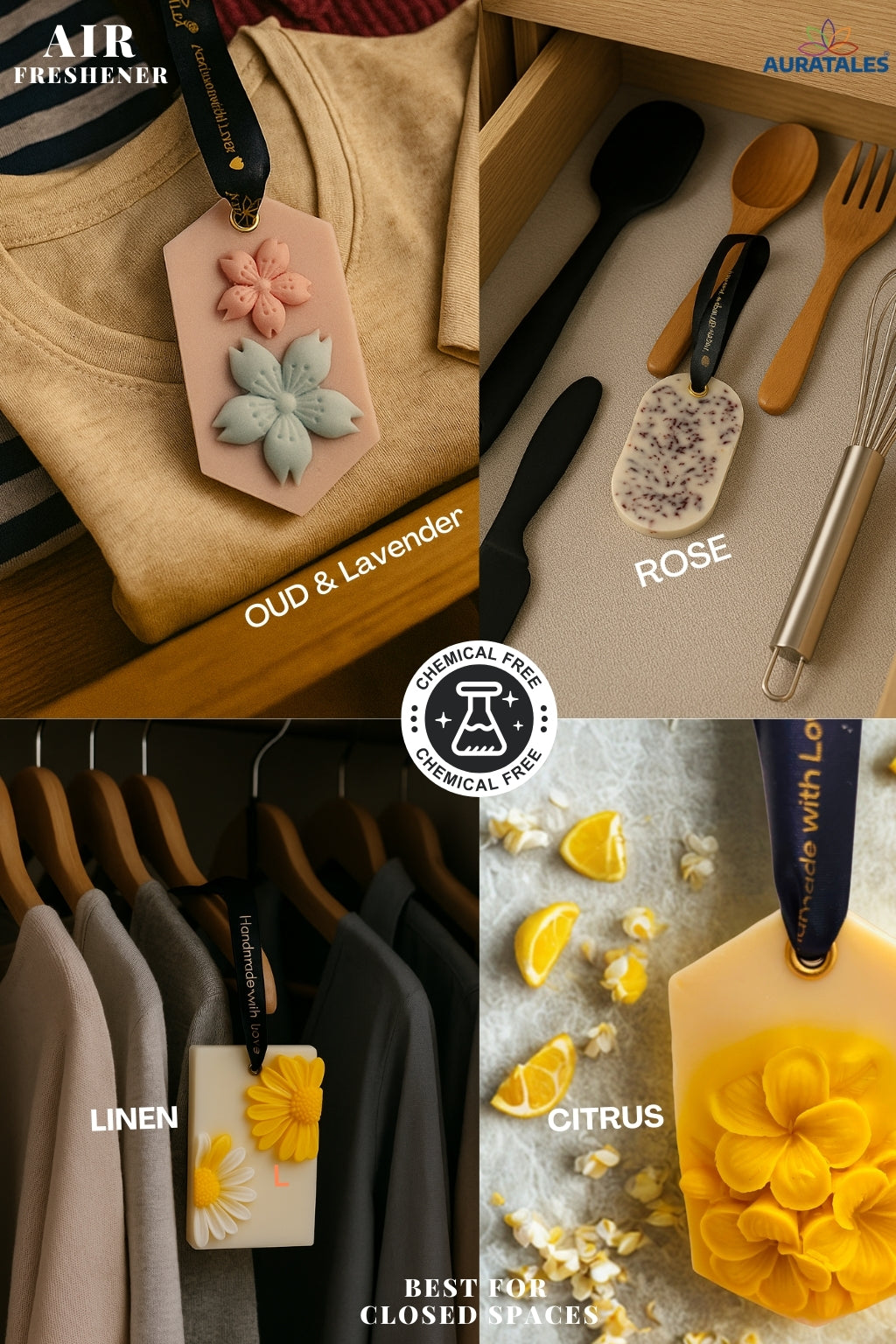 adjectives like “long lasting scent sachets”