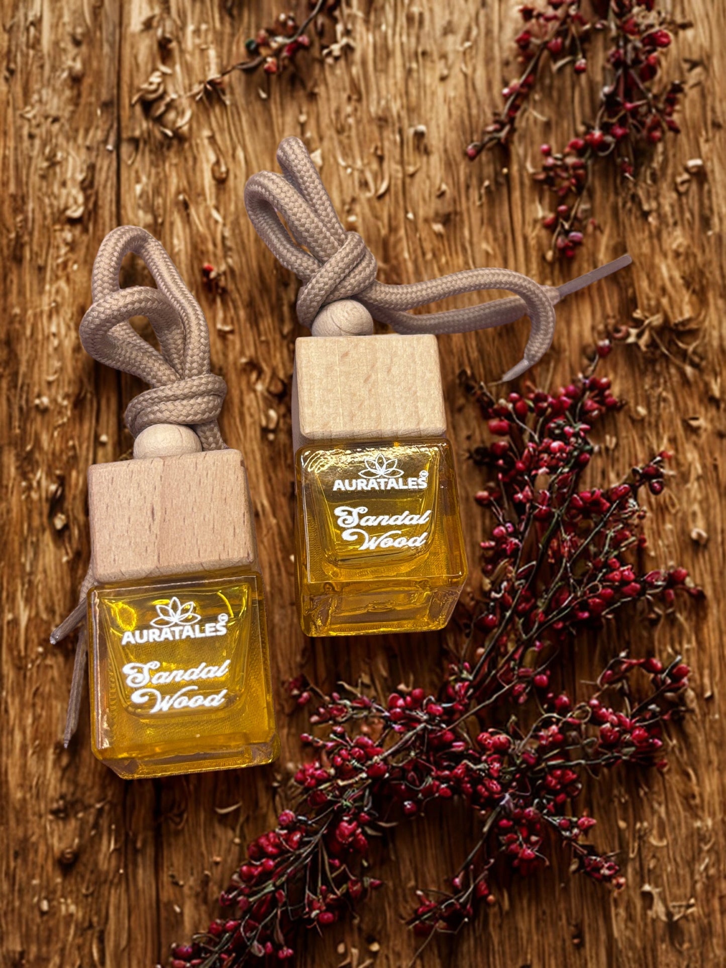 Premium Car Hanging Perfume - Sandle Wood | Car Freshener - Premium Sandle Wood AuraTales