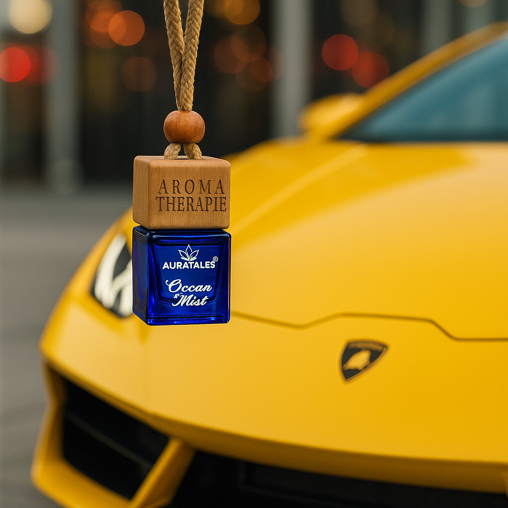 Premium Car Hanging Perfume - Ocean Mist | Car Freshener - Premium Ocean Mist AuraTales