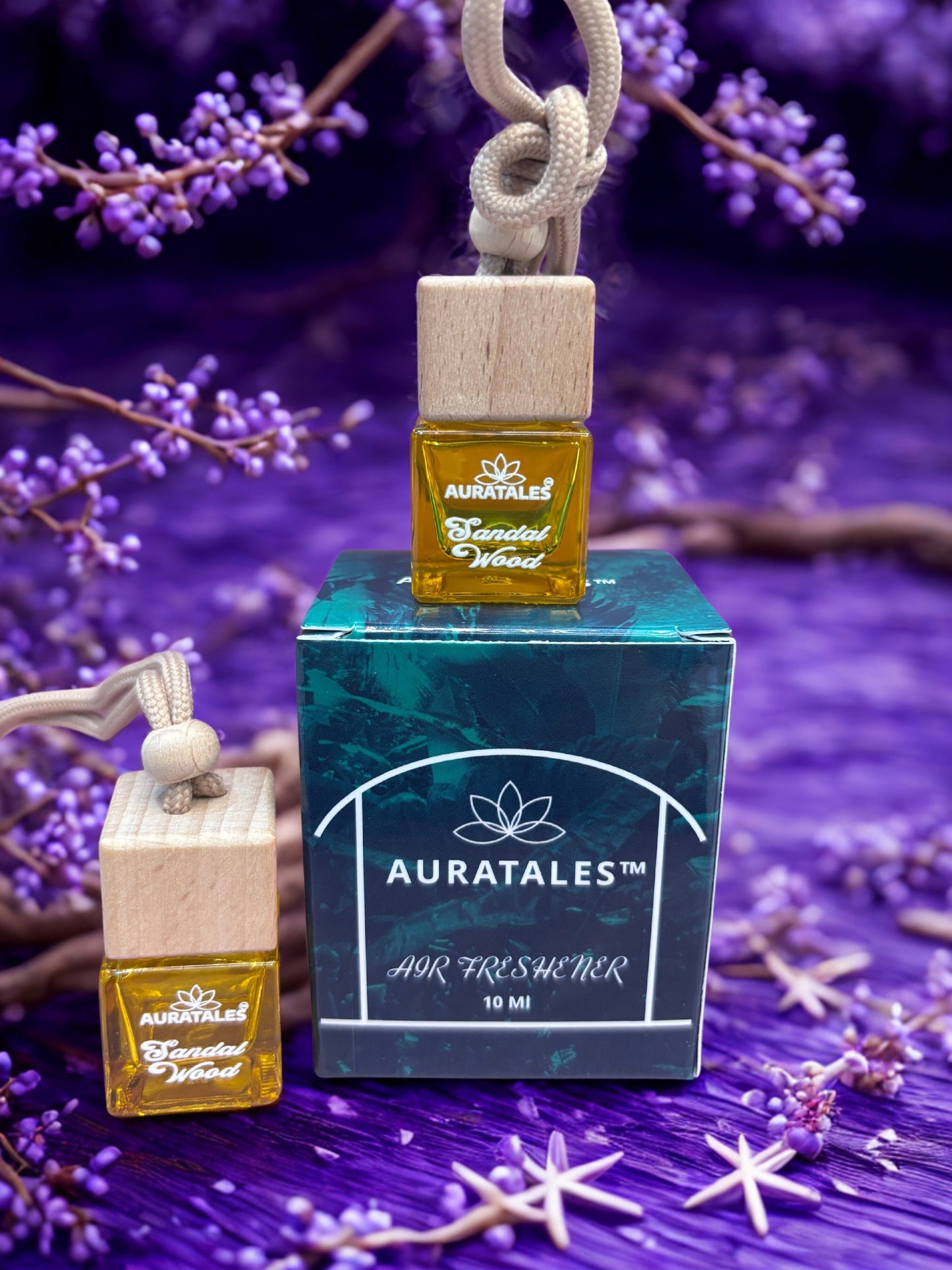 Premium Car Hanging Perfume - Sandle Wood | Car Freshener - Premium Sandle Wood AuraTales