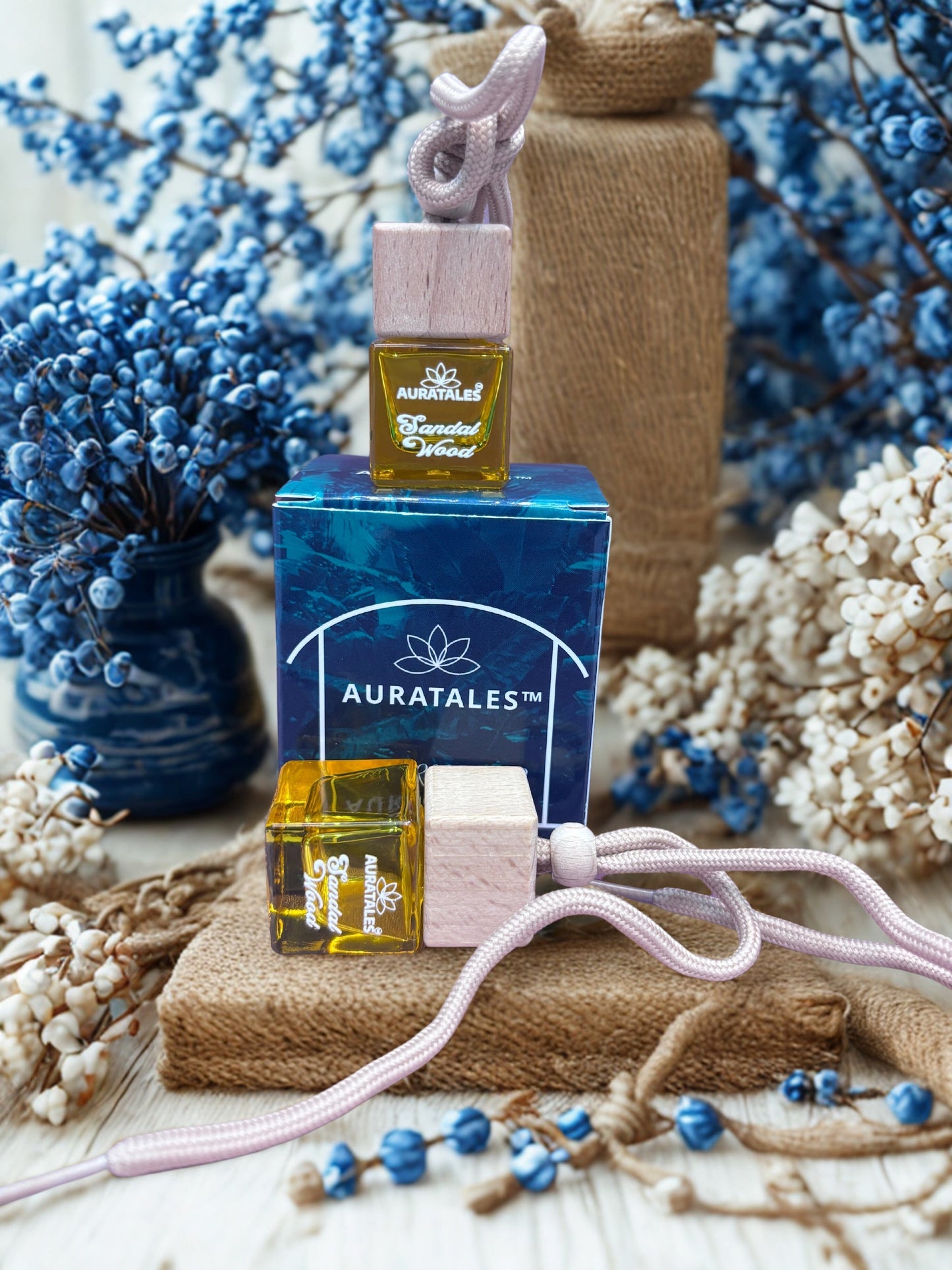 Premium Car Hanging Perfume - Sandle Wood | Car Freshener - Premium Sandle Wood AuraTales