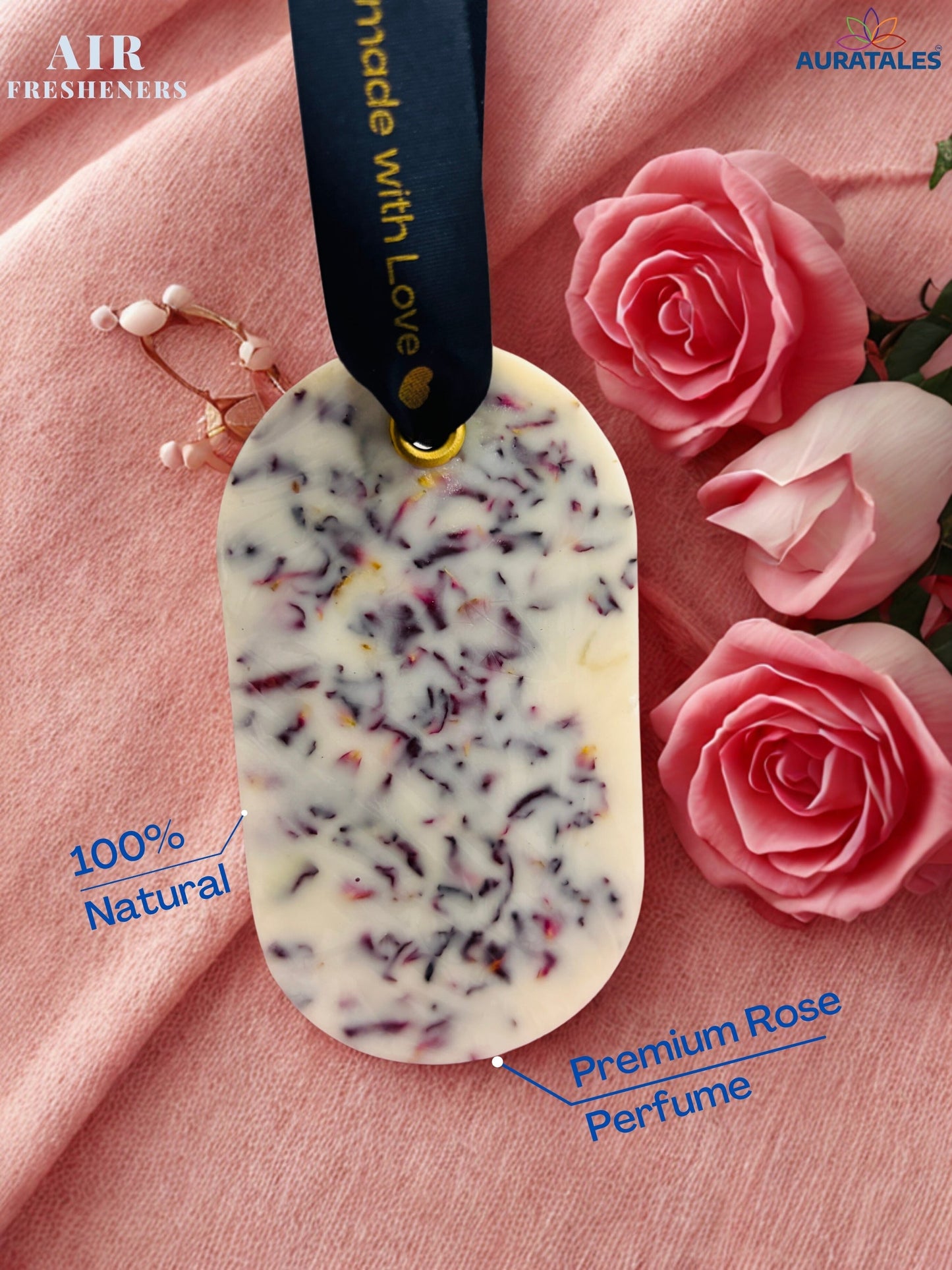 Rose Wax Room Freshener | Air Freshner For Home & Office | Pack Of 2 Aura Tales