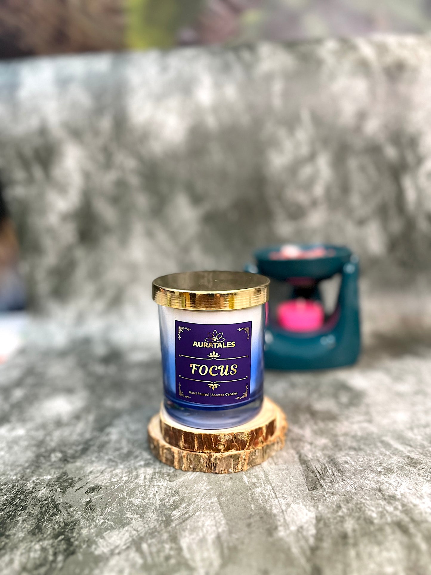 Focus Candle Enhance Study Work | Focus Aromatherapy Candles Aura Tales