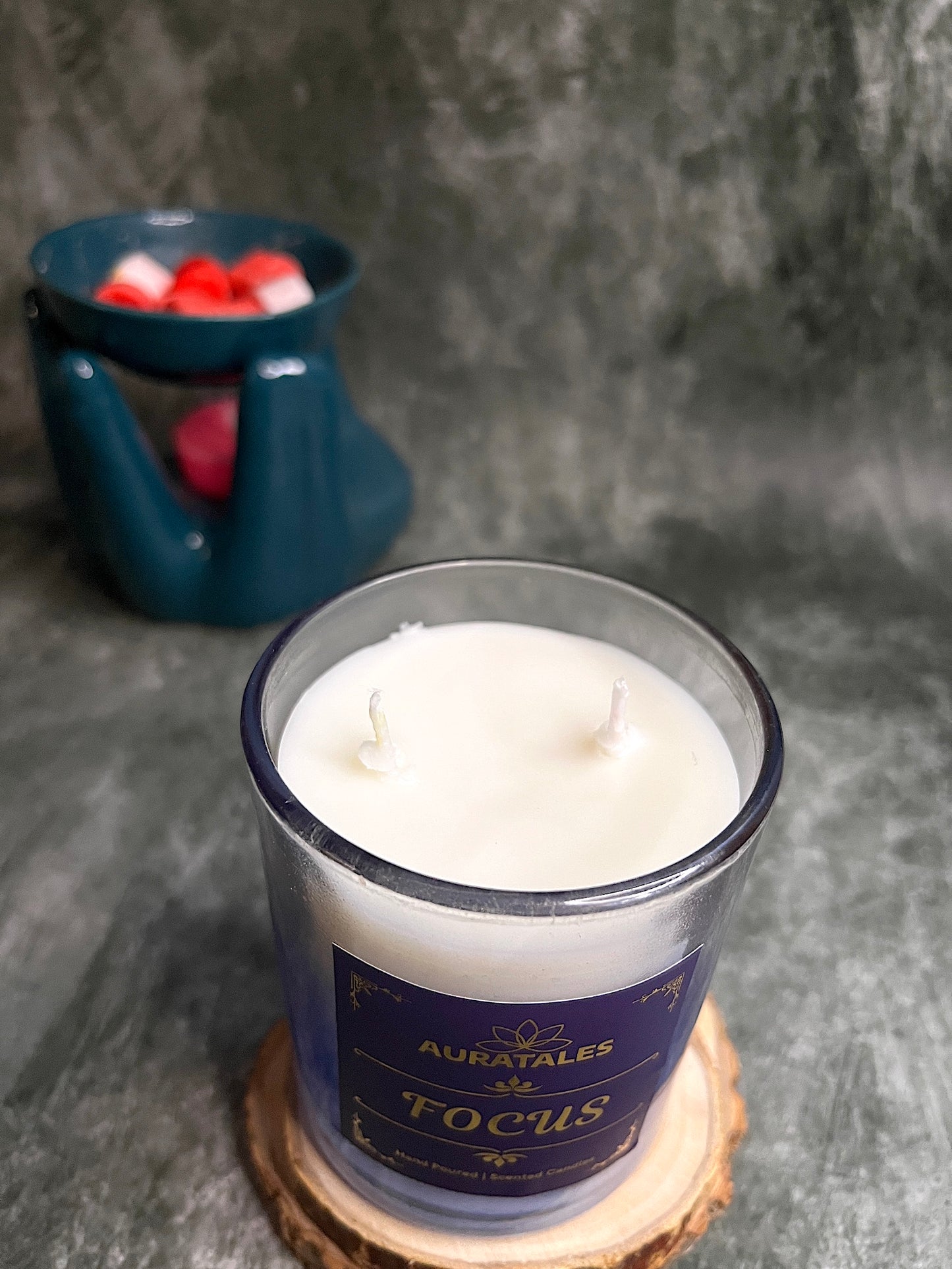 Focus Candle Enhance Study Work | Focus Aromatherapy Candles Aura Tales