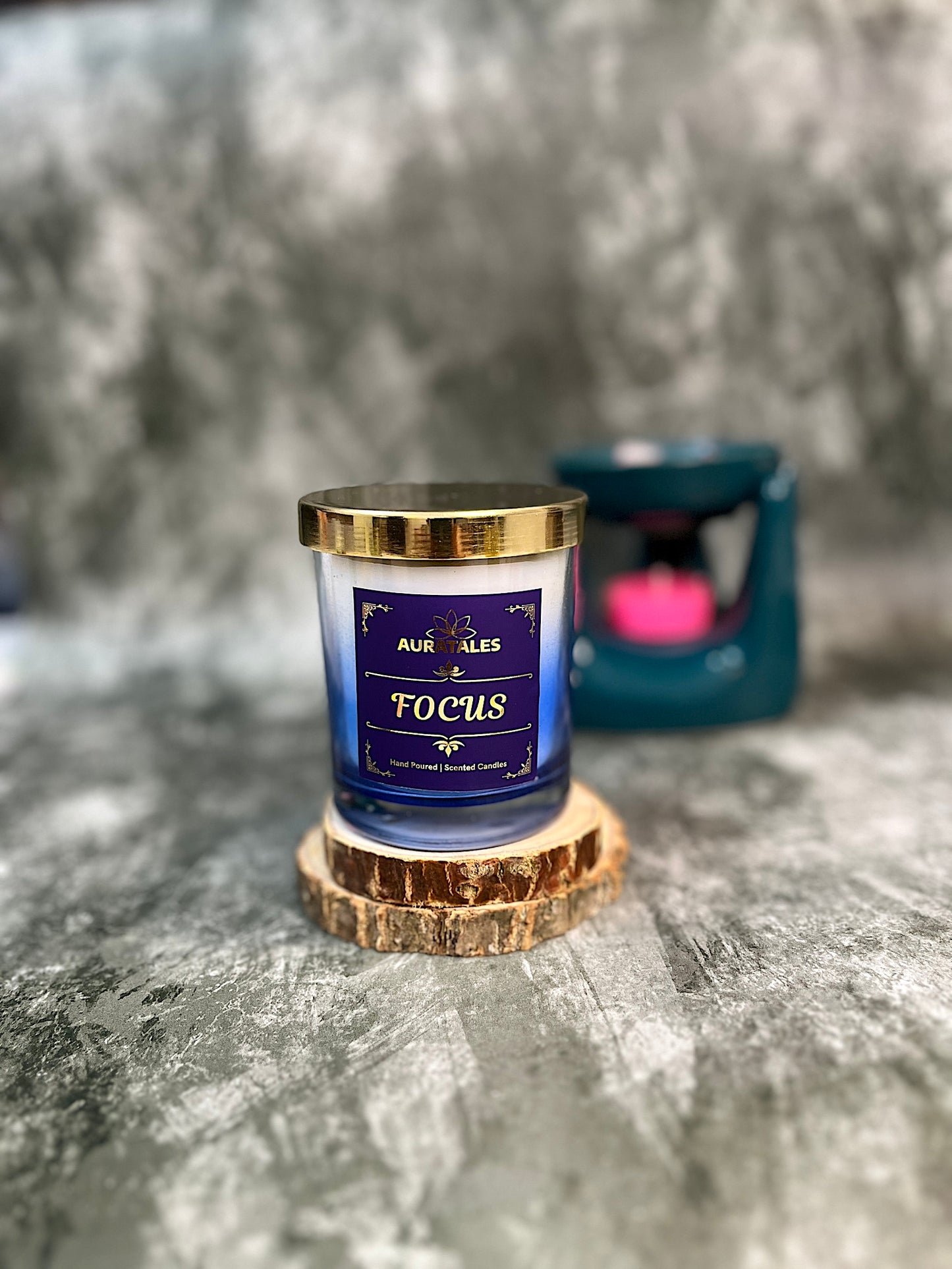 Focus Candle Enhance Study Work | Focus Aromatherapy Candles Aura Tales