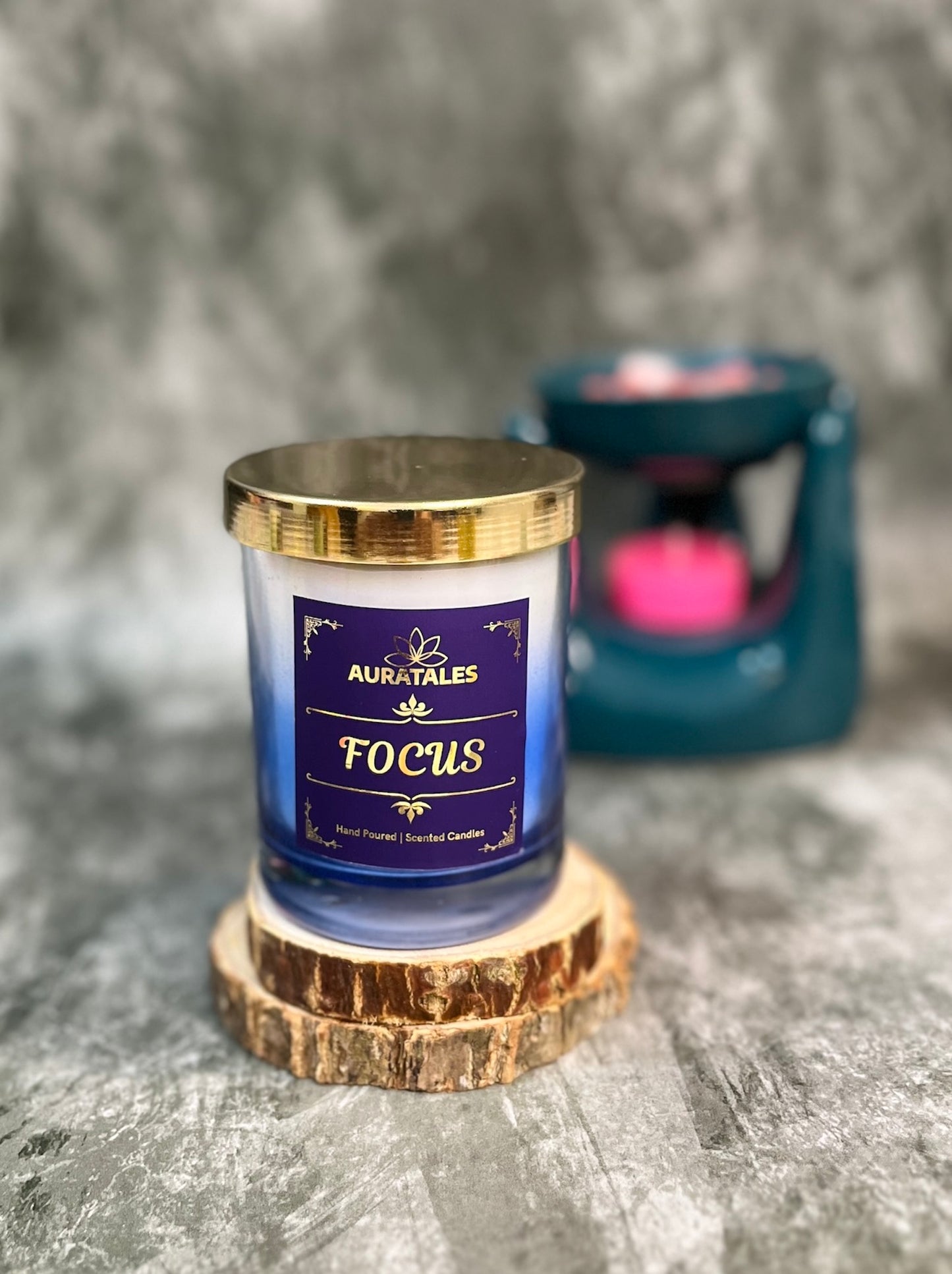 Focus Candle Enhance Study Work | Focus Aromatherapy Candles Aura Tales