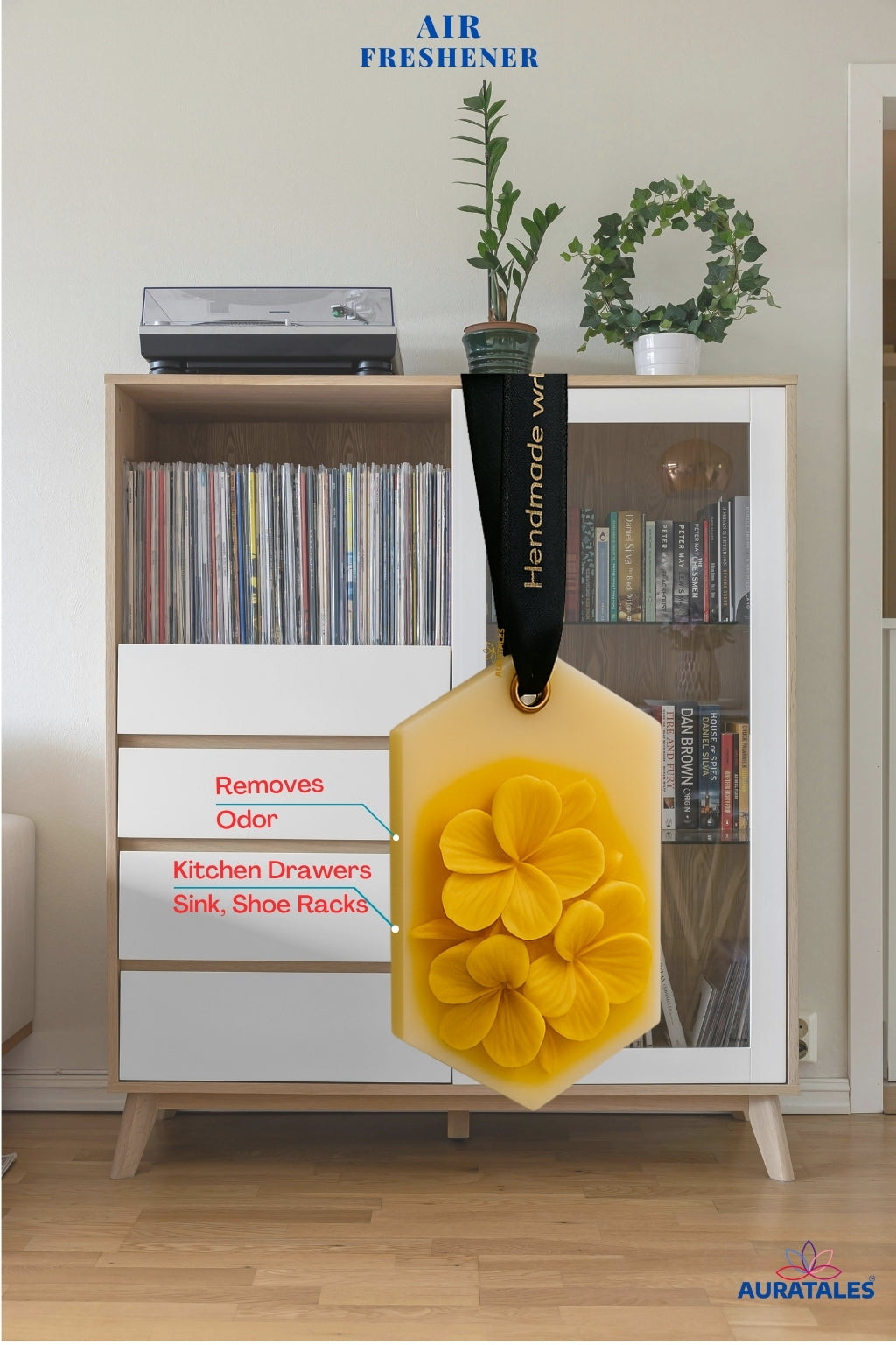 Citrus Air Fresheners – Bathroom & Shoe Rack |Pack of 2 Aura Tales