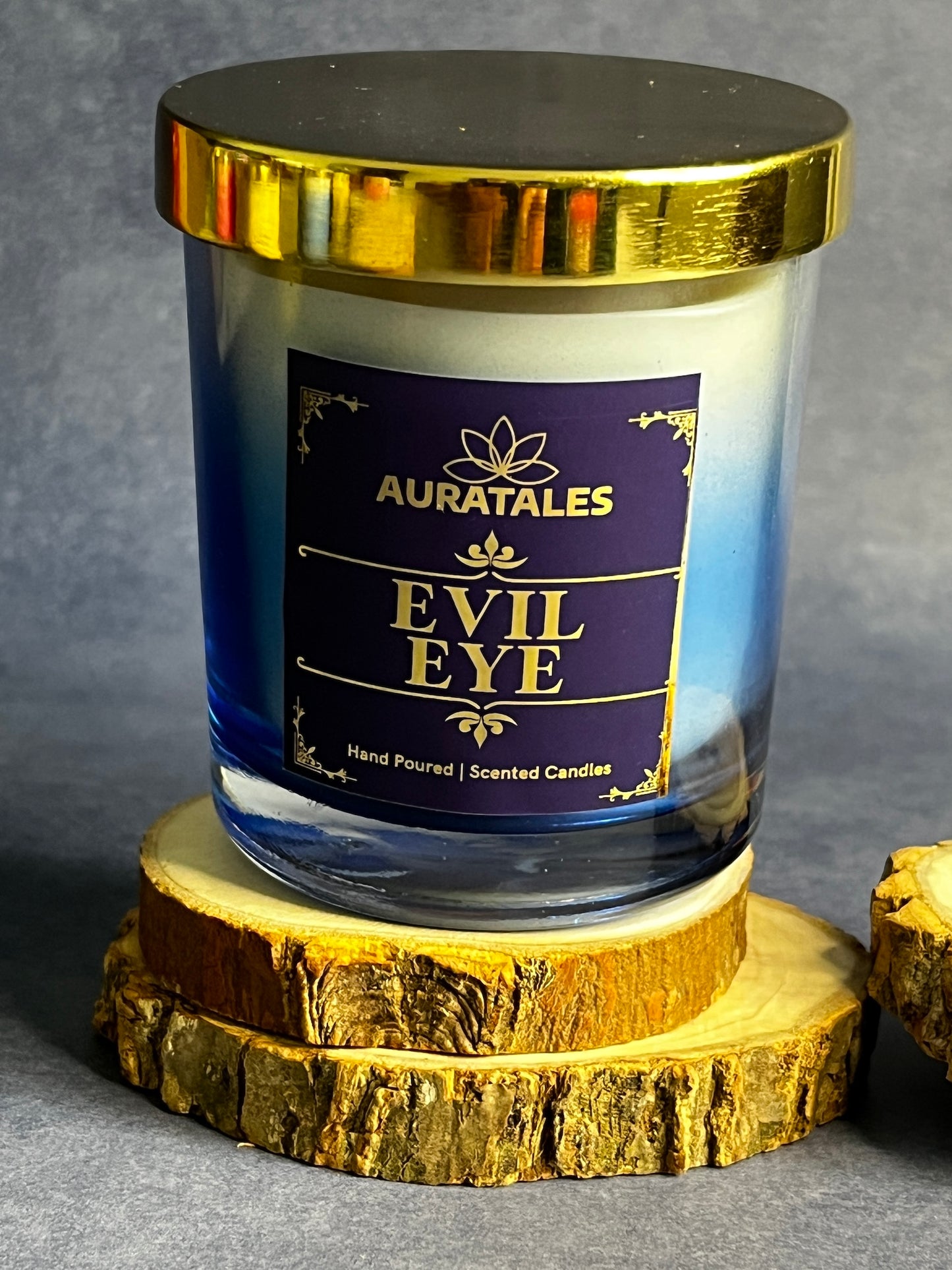 Evil Eye Candle - Protection From Negative Energies | Nazar Scented Candle | Wellness Candle Aura Tales