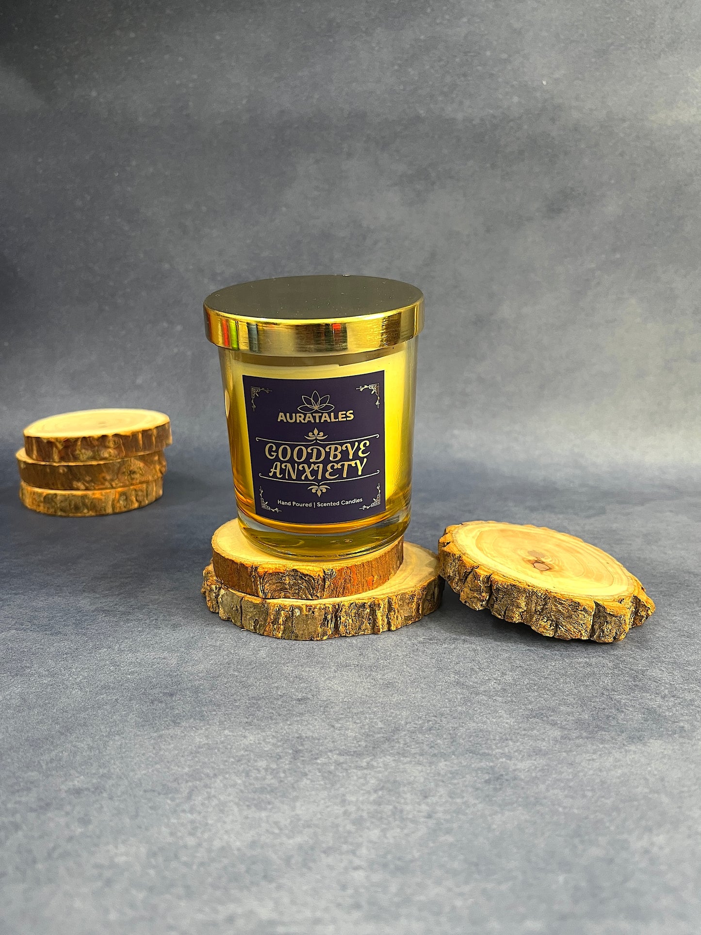 Good Bye Anxiety Scented Candle| Anxiety Healing Candle | Calming Aromatherapy Aura Tales