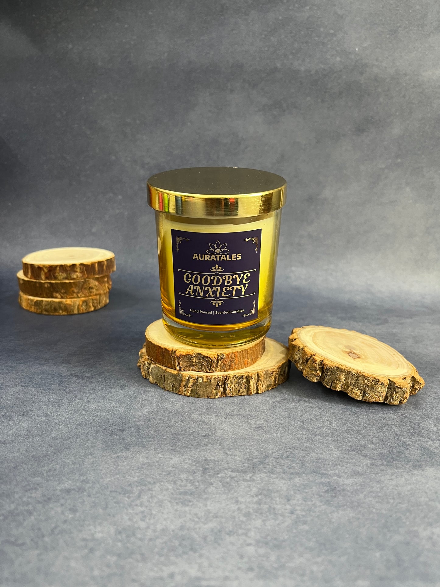 Good Bye Anxiety Scented Candle| Anxiety Healing Candle | Calming Aromatherapy Aura Tales