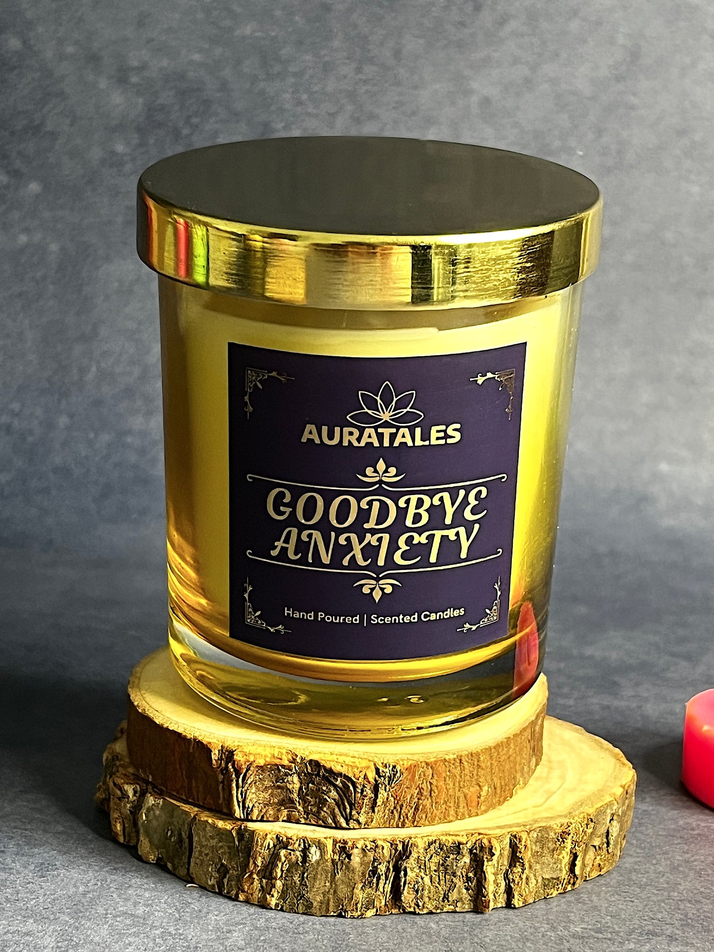 Good Bye Anxiety Scented Candle| Anxiety Healing Candle | Calming Aromatherapy Aura Tales