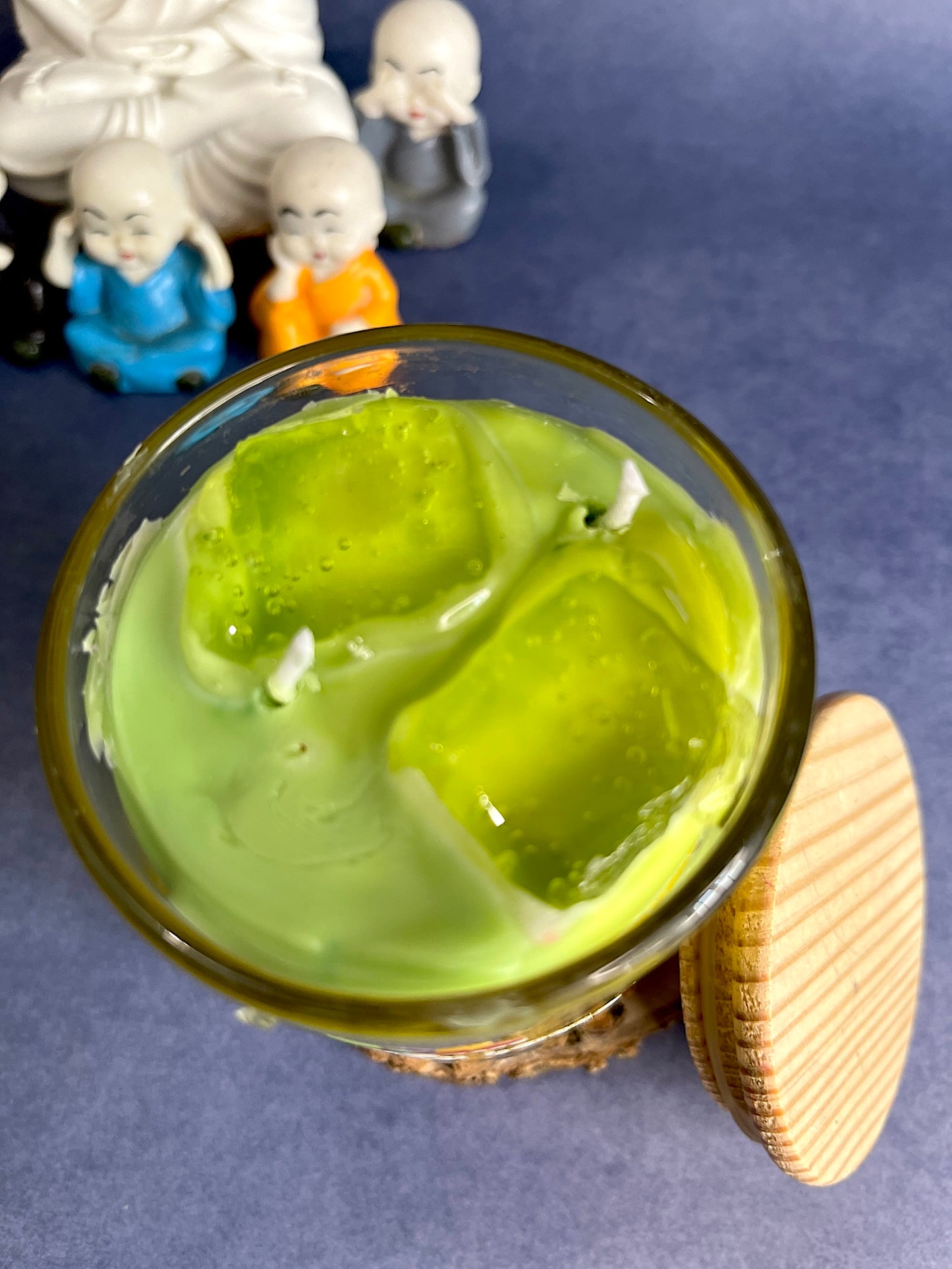 Mango Matcha Latte Scented Candle | Aromatherapy Candle AuraTales