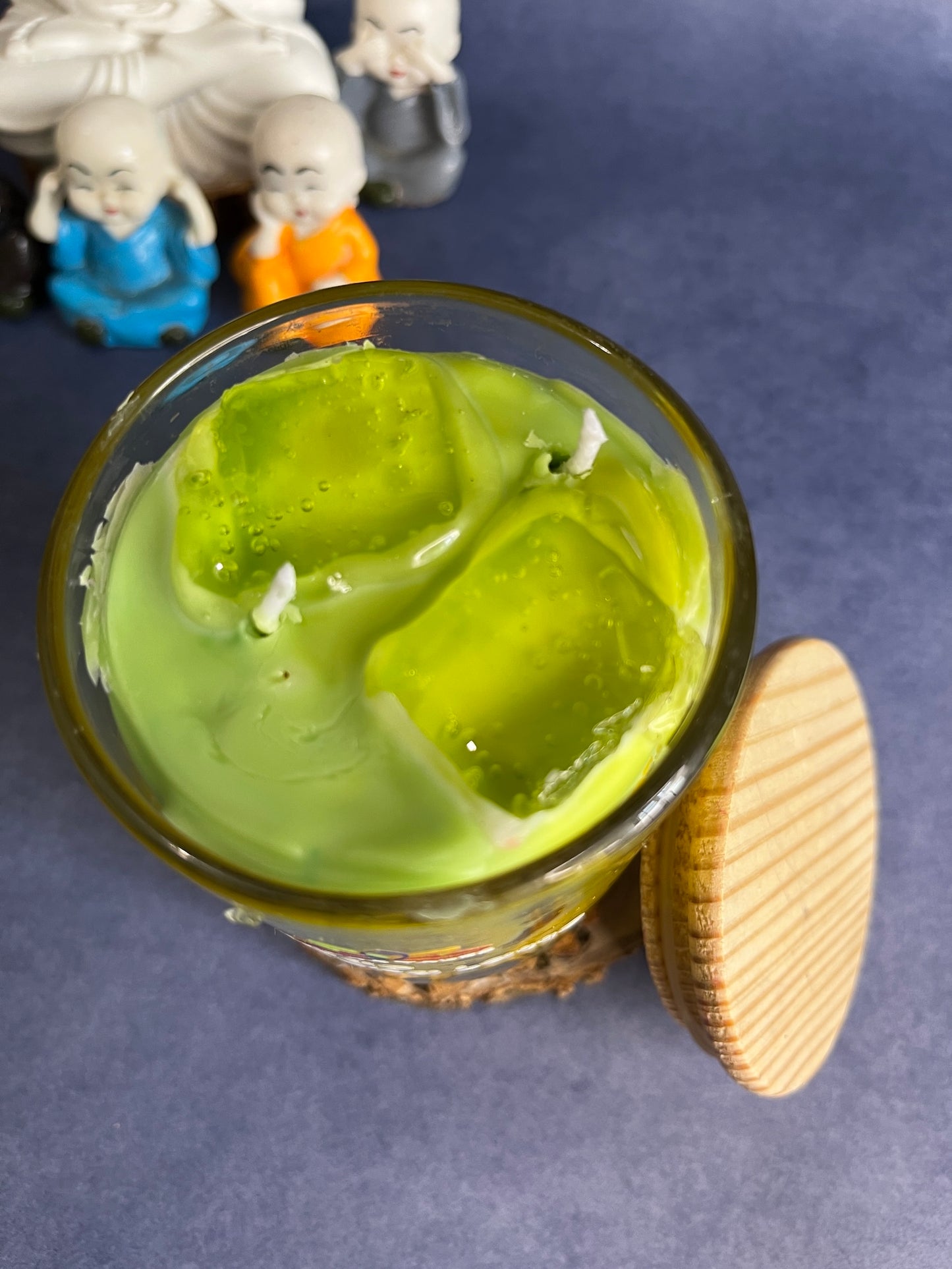 Mango Matcha Latte Scented Candle | Aromatherapy Candle AuraTales