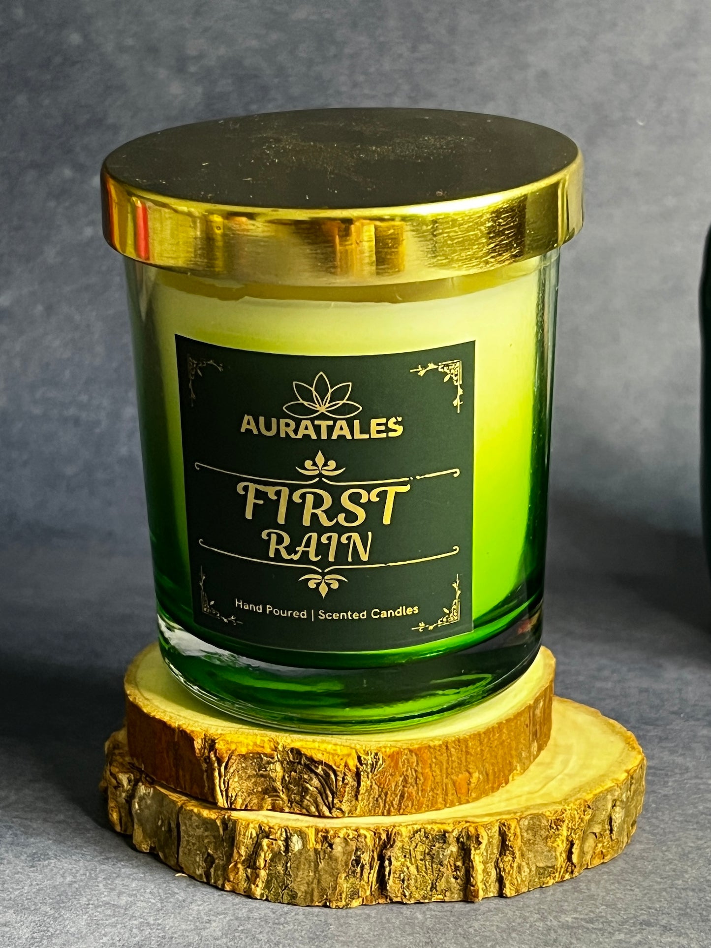 First Rain - Petrichor Scented Candle | Wet Soil Geeli Mitti Calming Smell Candle| | Calming Aromatherapy Aura Tales