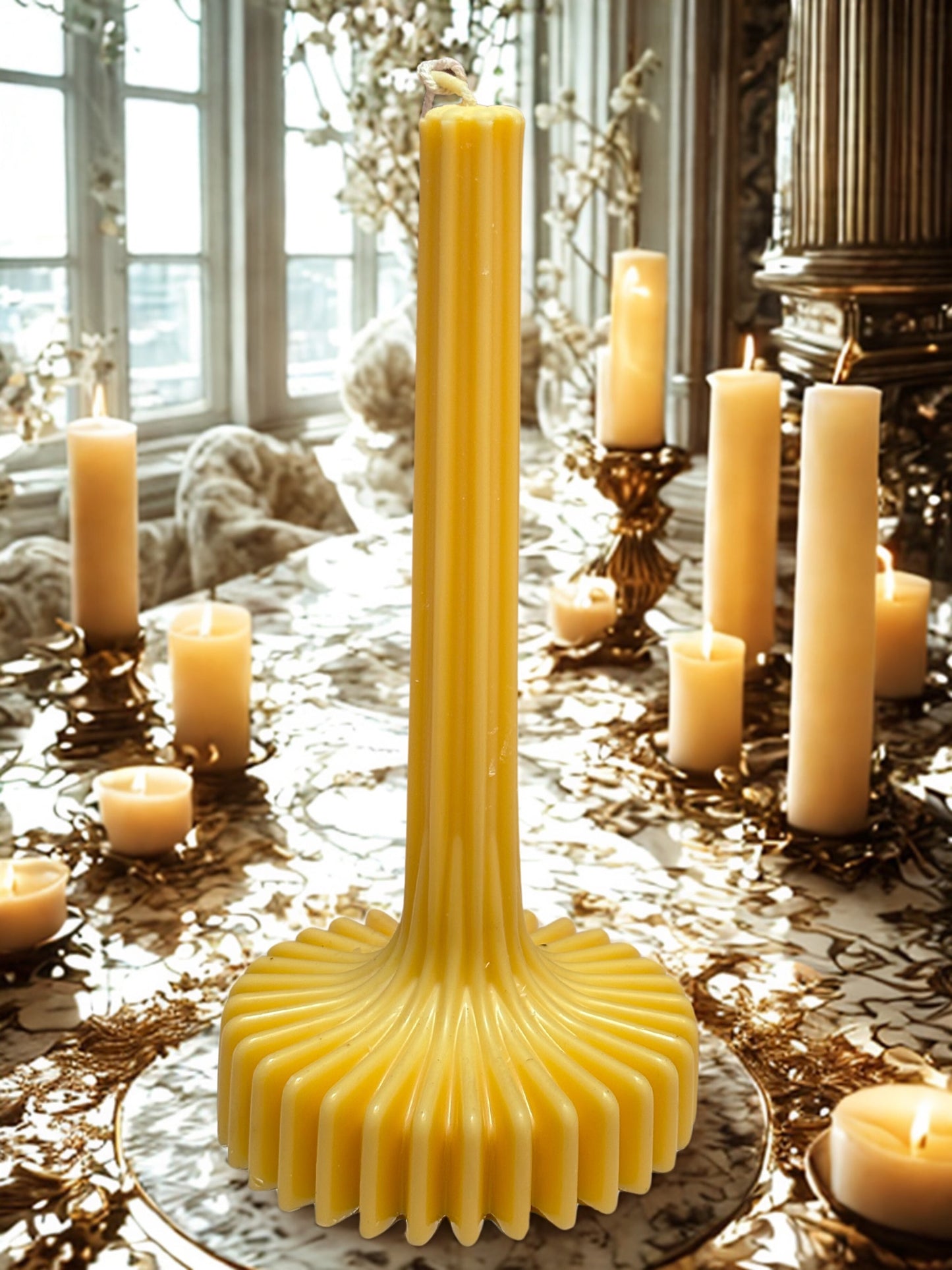 Thick Base Pillar Candle Scented | Festive Gifting & Home Decor-Big AuraTales