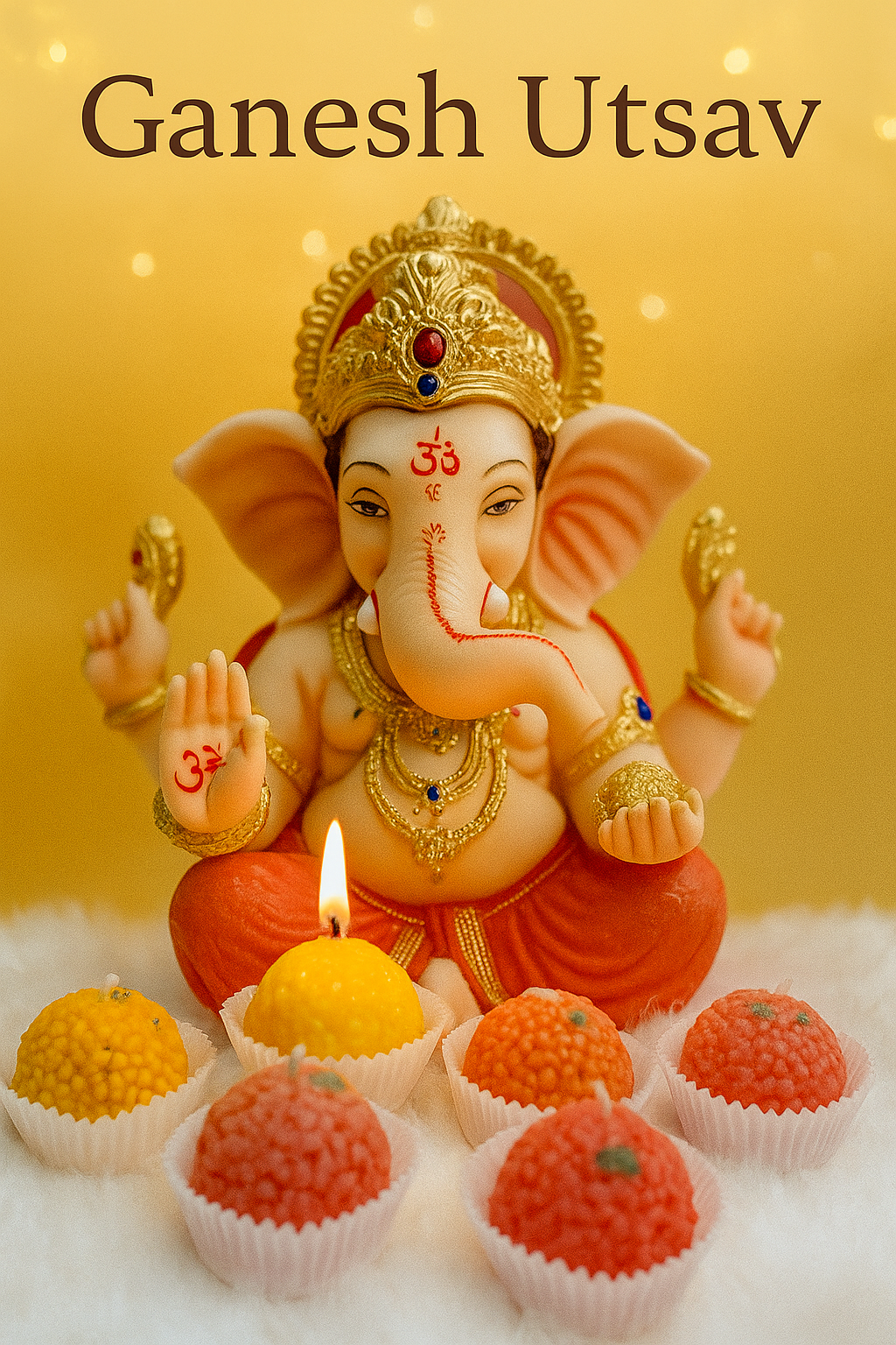 Motichoor Ladoo Scented Candle | Sweet Candle AuraTales