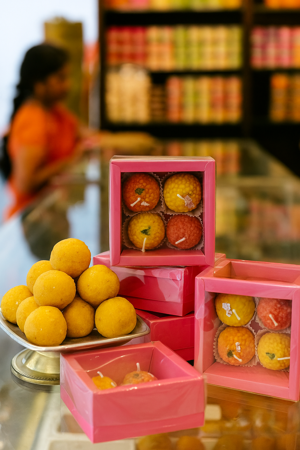 Motichoor Ladoo Scented Candle | Sweet Candle AuraTales