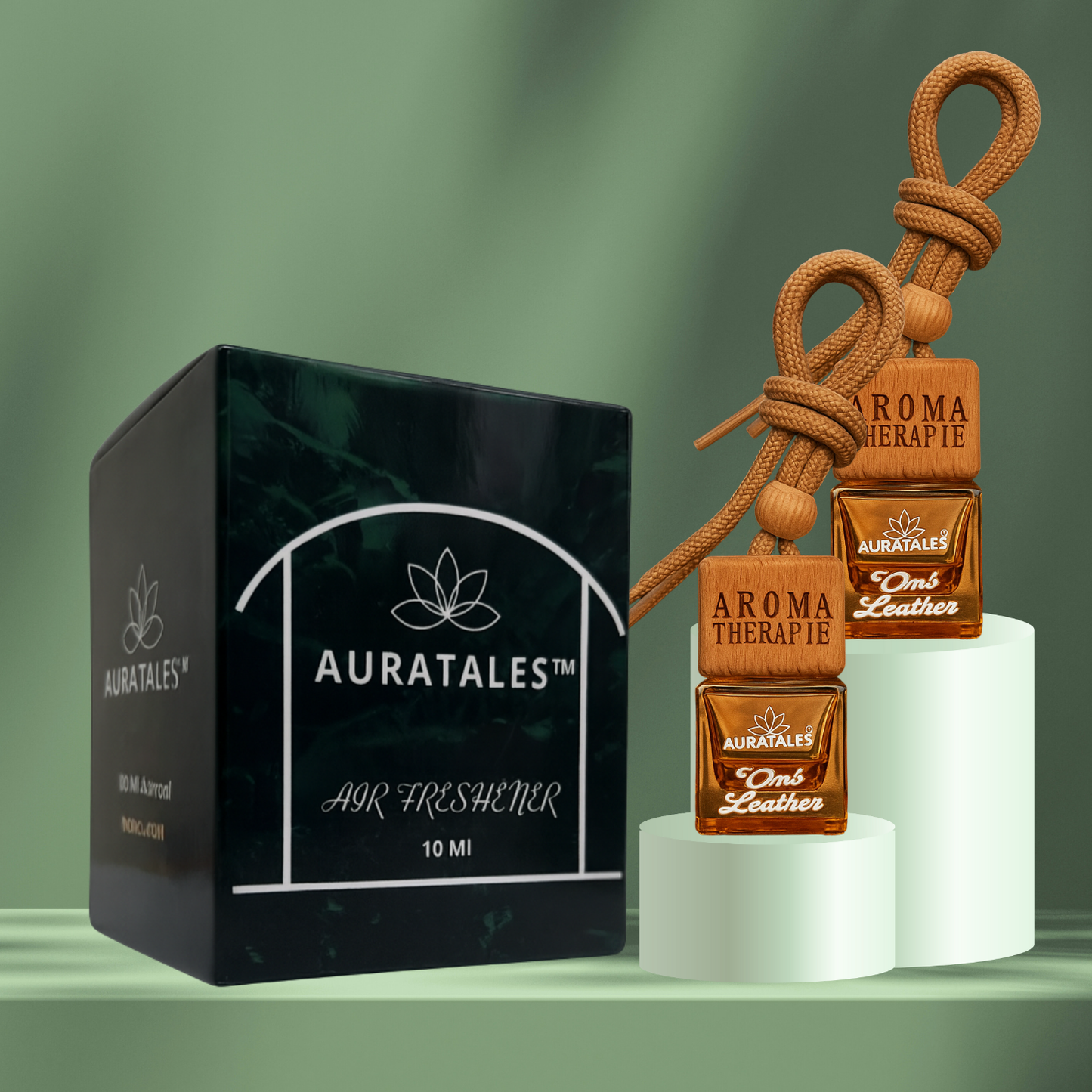 Designer Inspired Luxuary Car Hanging Perfume - Omb Leather AuraTales