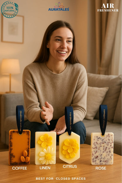 soy wax sachets Coffee Citrus Oud Rose