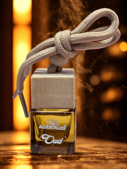 Premium Car Hanging Perfume - Oud |  Car Freshener - Premium Oud AuraTales