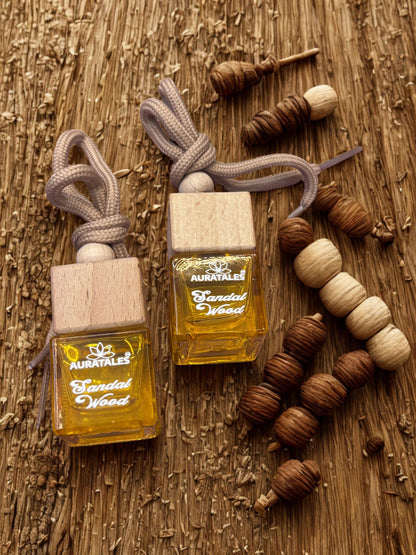 Premium Car Hanging Perfume - Sandle Wood |  Car Freshener - Premium Sandle Wood AuraTales