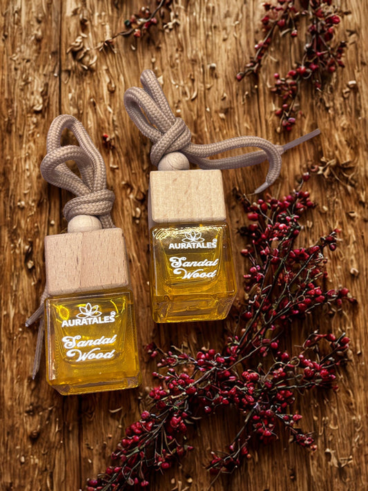 Premium Car Hanging Perfume - Sandle Wood |  Car Freshener - Premium Sandle Wood AuraTales