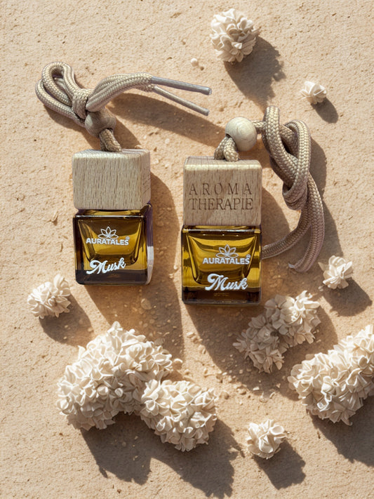 Premium Car Hanging Perfume - Musk |  Car Freshener - Musk AuraTales