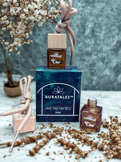 Natural car perfume hanging – Oud scent car air freshener