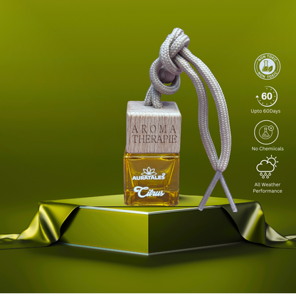 Premium Car Hanging Perfume - Citrus |  Car Freshener - Premium Citrus AuraTales