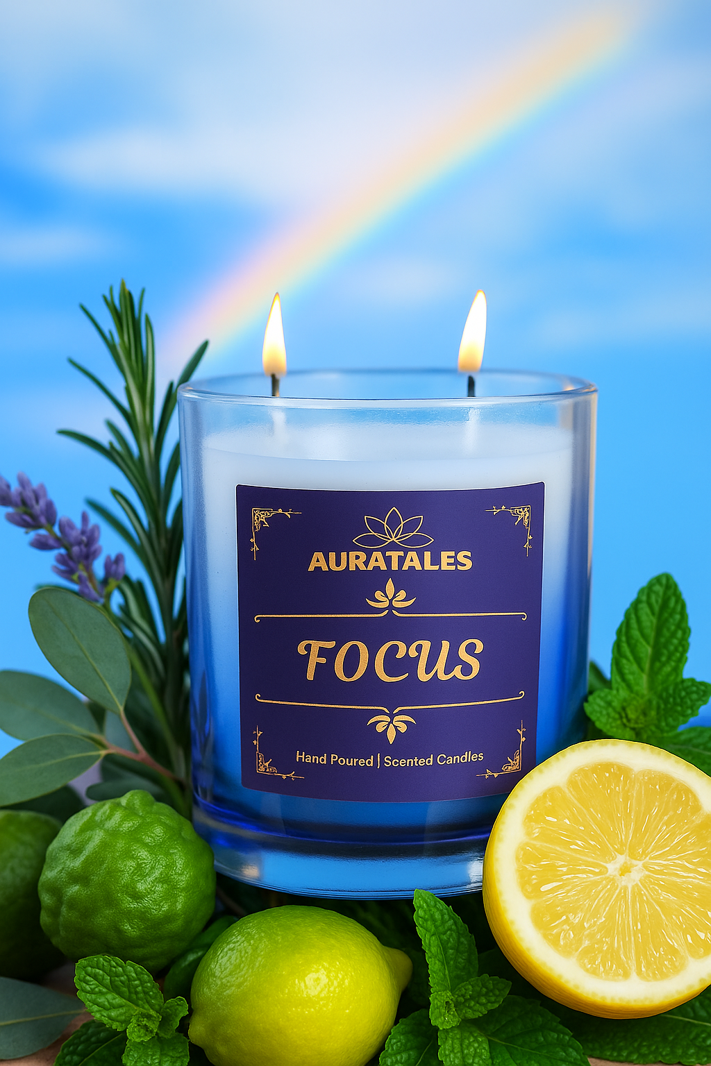 Focus Candle Enhance Study Work | Focus Candles for Office Work & Study Aura Tales