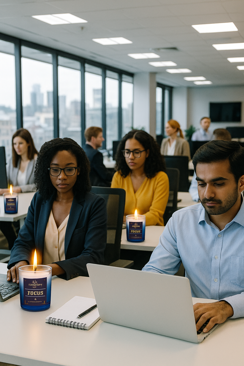 Focus Candle Enhance Study Work | Focus Candles for Office Work & Study Aura Tales