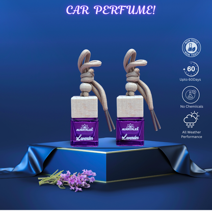 Premium Car Hanging Perfume - Lavender |  Car Freshener - Lavender AuraTales