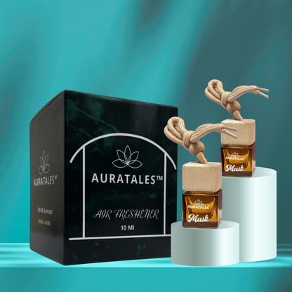 Premium Car Hanging Perfume - Musk |  Car Freshener - Musk AuraTales