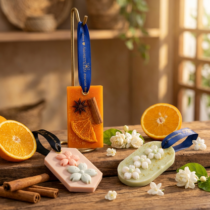 Air Freshener For Closed Area Oud Orange & Mogra | Pack of 3 AuraTales