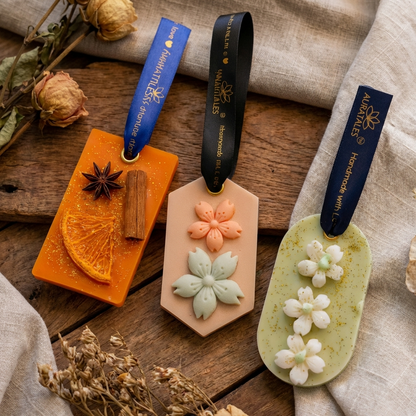 Air Freshener For Closed Area Oud Orange & Mogra | Pack of 3 AuraTales