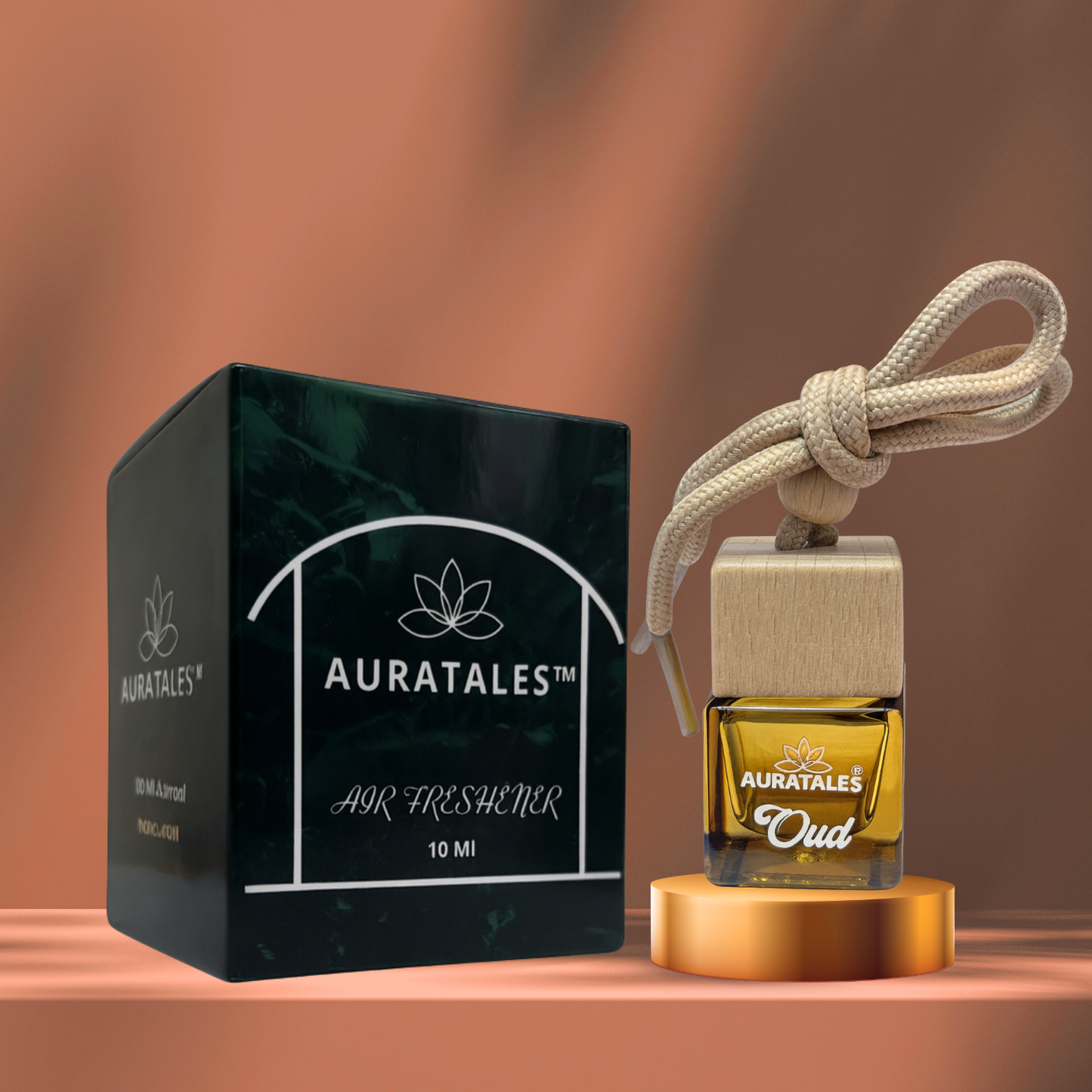Premium Car Hanging Perfume - Oud |  Car Freshener - Premium Oud AuraTales