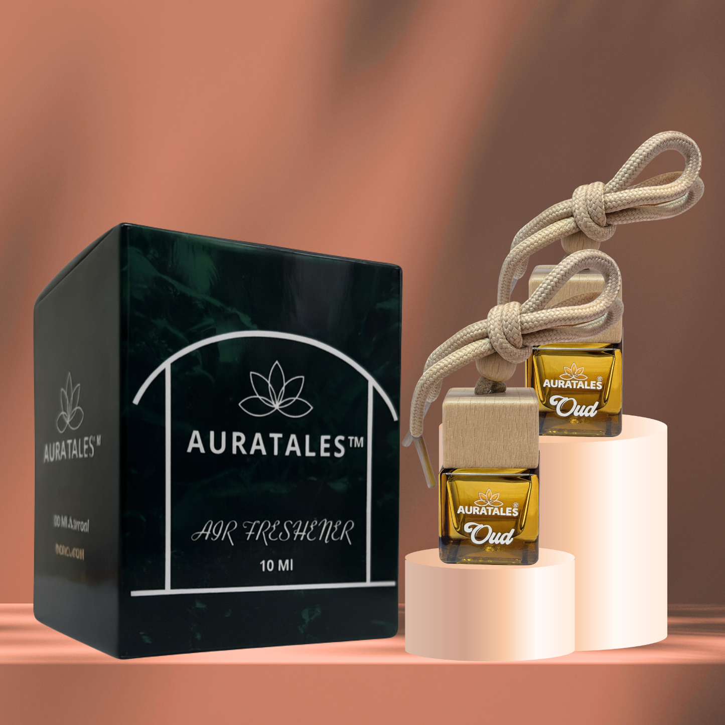 Premium Car Hanging Perfume - Oud |  Car Freshener - Premium Oud AuraTales