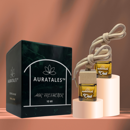 Premium Car Hanging Perfume - Oud |  Car Freshener - Premium Oud AuraTales