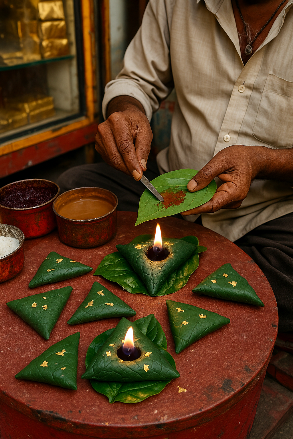 Sweet Paan Scented Candle | Mithai Scented Candle|Set of 4 or 6 AuraTales
