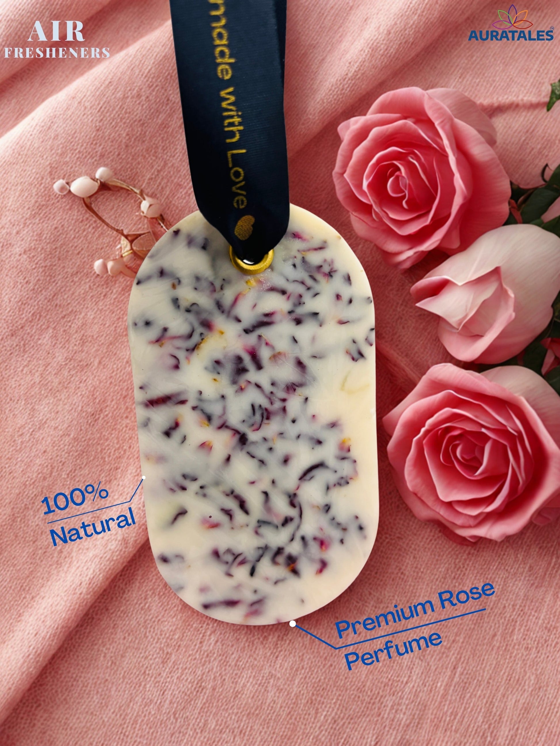 Rose Wax Room Freshener | Air Freshner For Home & Office | Pack Of 2 Aura Tales