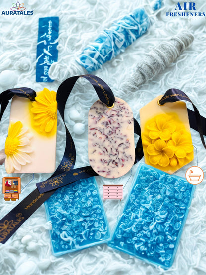 Air Freshener For Wardrobe, Bathroom & Shoe Racks | Pack of 3 Aura Tales