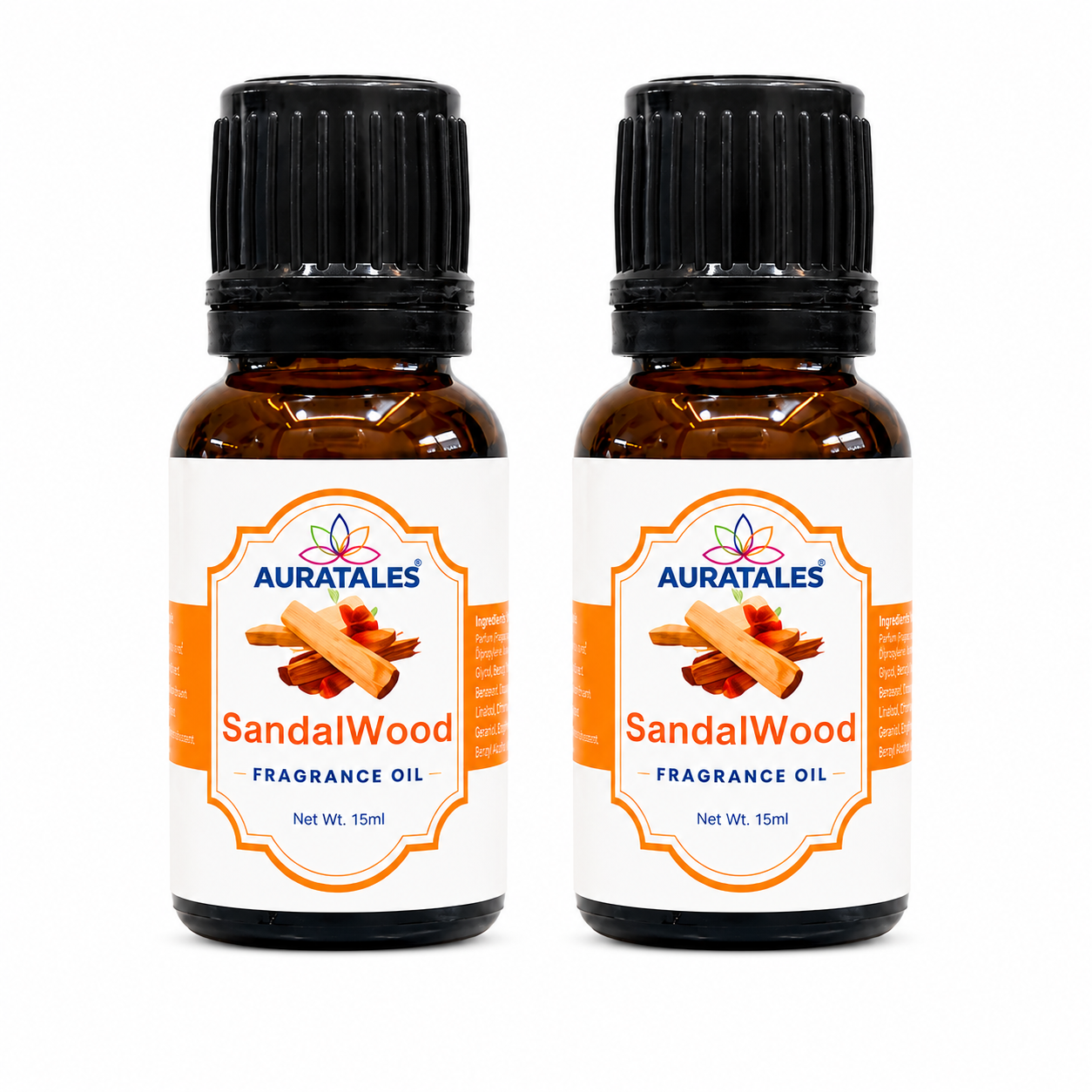 SandalWood Fragrance Oil Pack of 2 |30ml | Used in Diffusers, Candles, Air Fresheners, Soaps (Copy) AuraTales