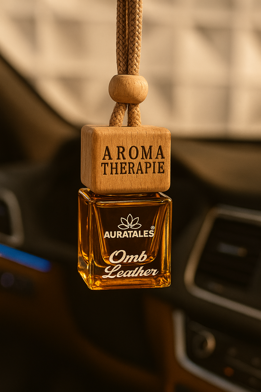 Designer Inspired Luxuary Car Hanging Perfume - Omb Leather AuraTales