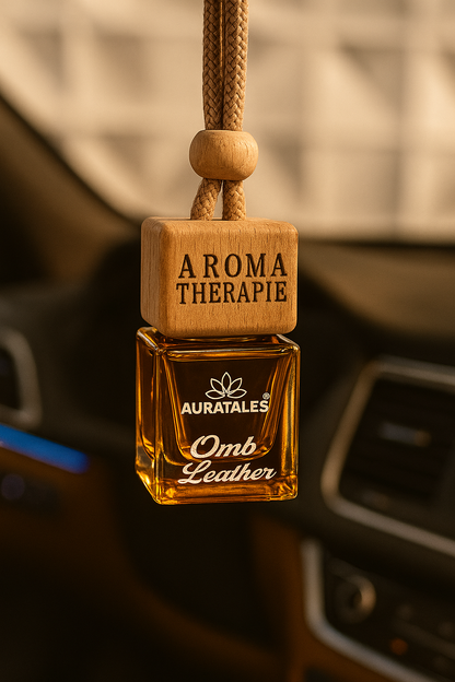 Designer Inspired Luxuary Car Hanging Perfume - Omb Leather AuraTales