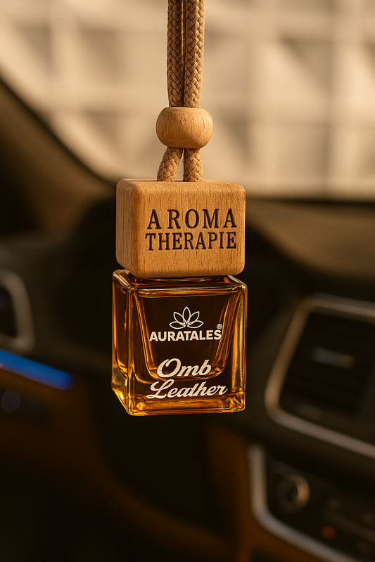 Designer Inspired Luxuary Car Hanging Perfume - Omb Leather AuraTales