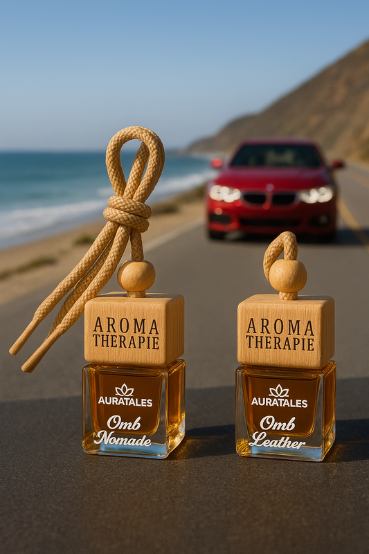 Designer Inspired Luxuary Car Perfume - Omb NOMADE & Omb Leather - Combo Pack Of 2 AuraTales