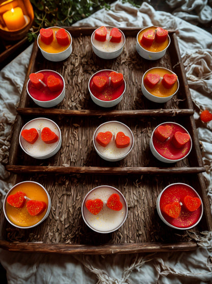 Tea Light Scented Candle | Round Shape For Festivals & Event AuraTales