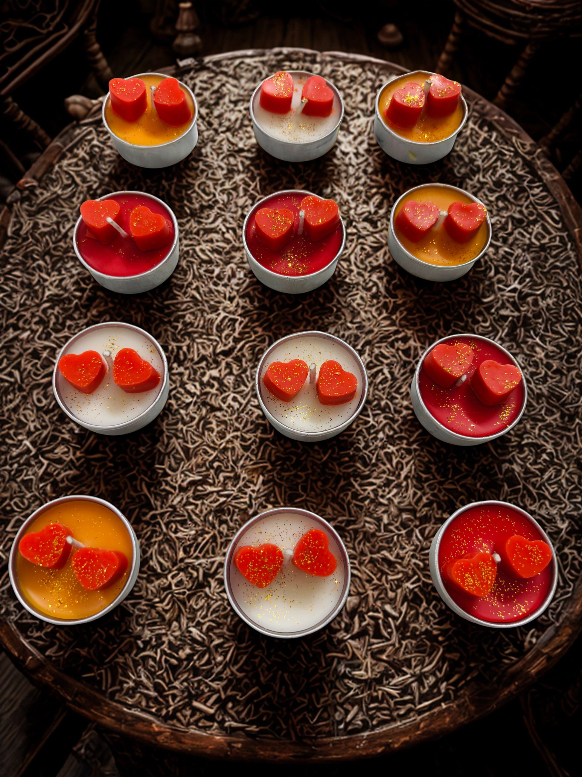 Tea Light Scented Candle | Round Shape For Festivals & Event AuraTales