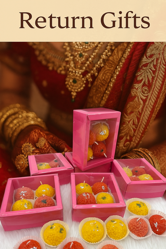 Motichoor Ladoo Scented Candle | Sweet Candle AuraTales