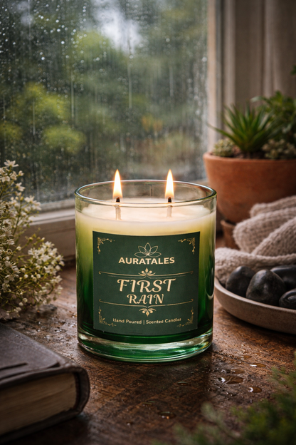 First Rain - Petrichor Scented Candle | First Rain Gilli Mitti Aroma Aura Tales